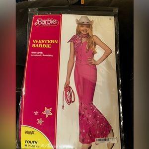 Spirit Halloween Kids Western Barbie Costume - Barbie the Movie